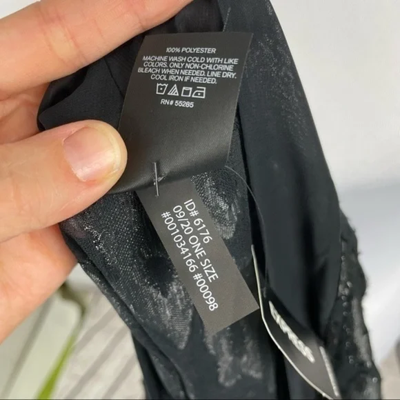 EXPRESS Black Burn Out Leopard Kimono One Size - Picture 16 of 16